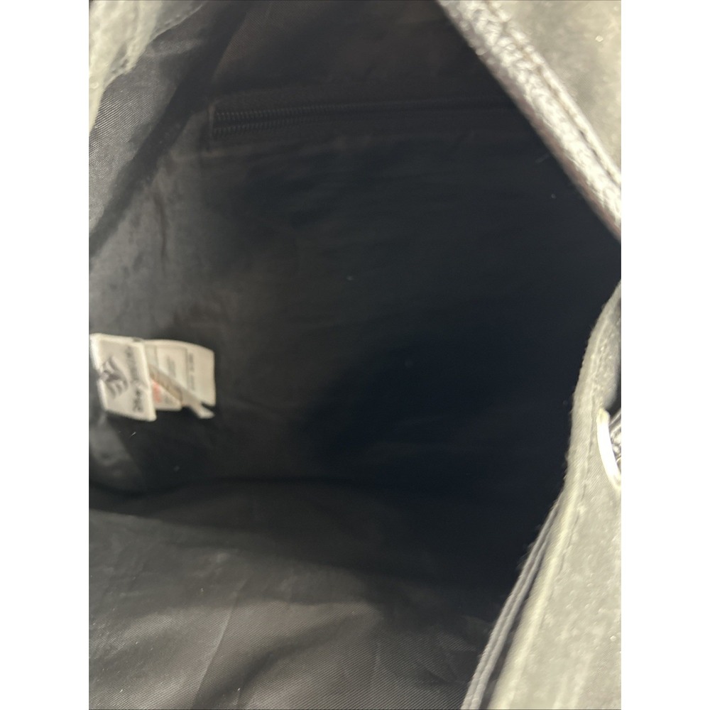 Disney Cruise Line Excl. Backpack Black Nylon w Leather Accents Mickey‎ Ears - Picture 4 of 9